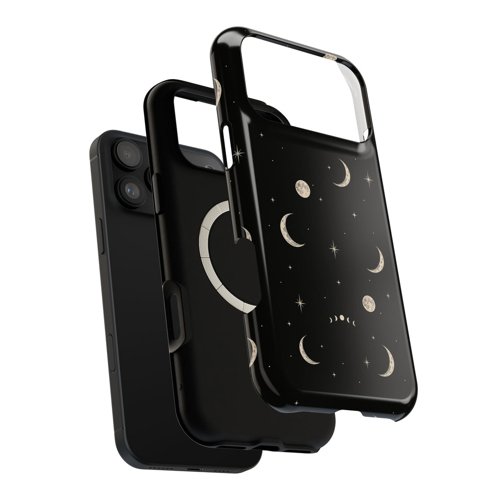 Celestial Moon & Stars Magnetic Impact-Resistant Phone Case