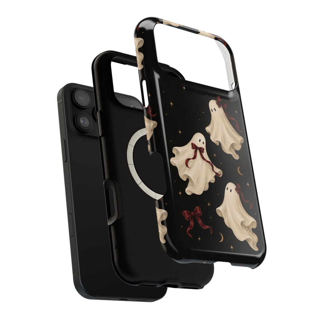 Cute Vintage Ribbon & Bows Ghosts Magnetic Impact-Resistant Phone Case