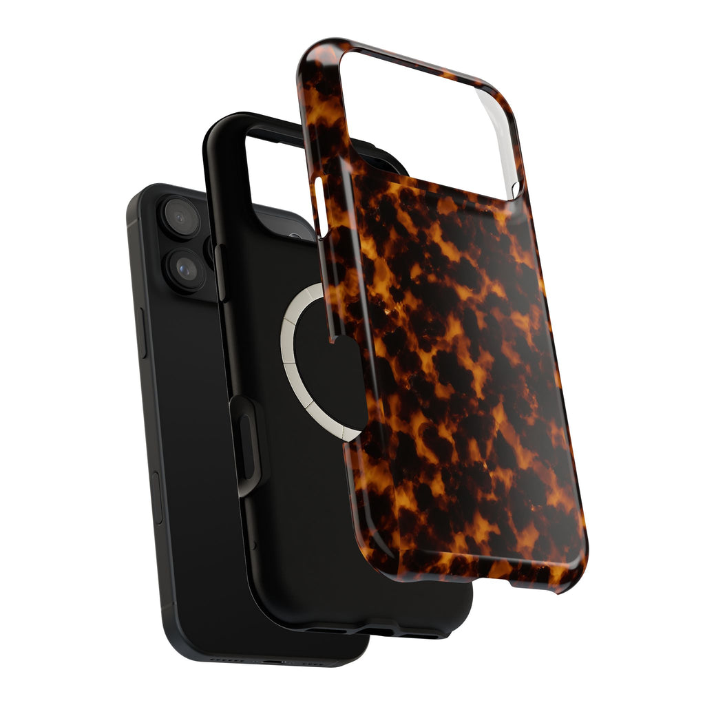 Tortoiseshell Magnetic Impact-Resistant Phone Case