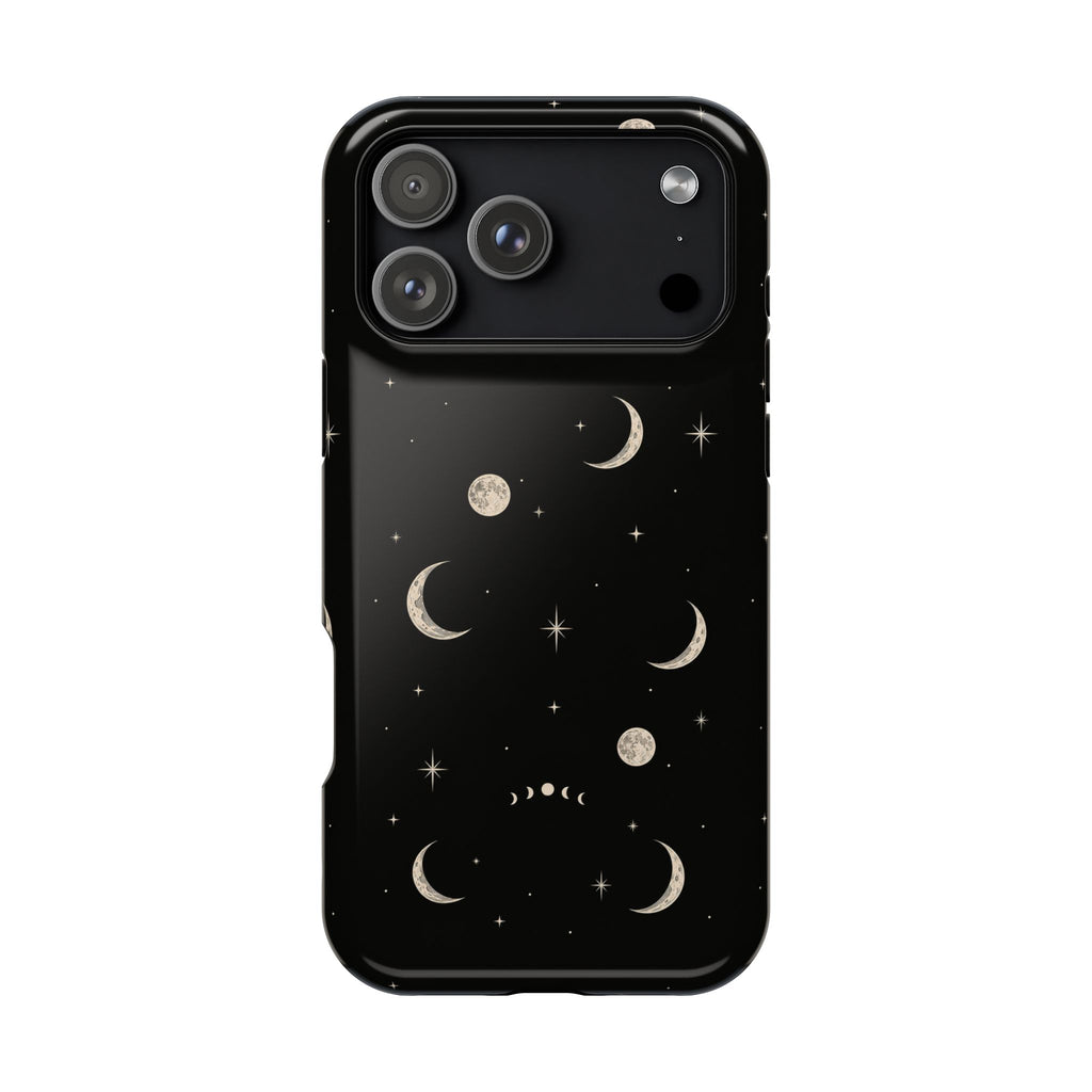 Celestial Moon & Stars Magnetic Impact-Resistant Phone Case