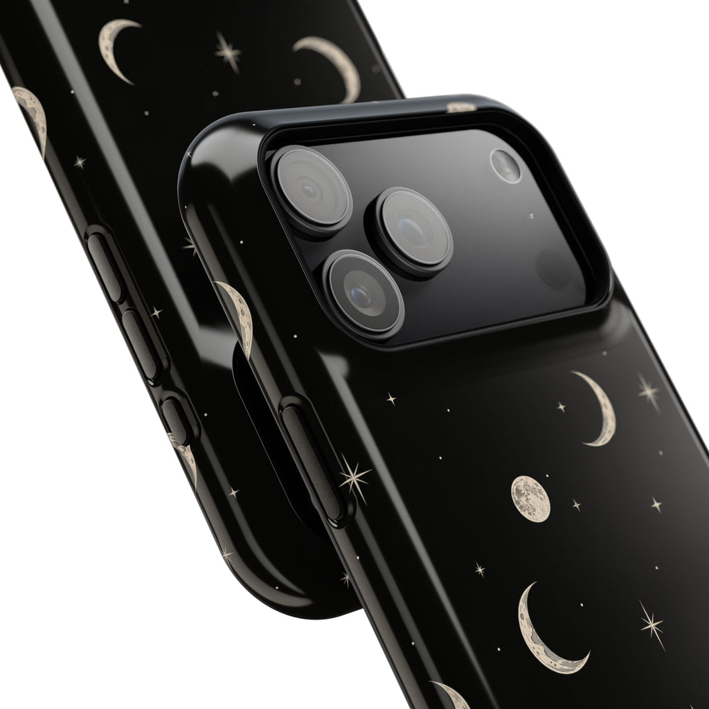 Celestial Moon & Stars Magnetic Impact-Resistant Phone Case