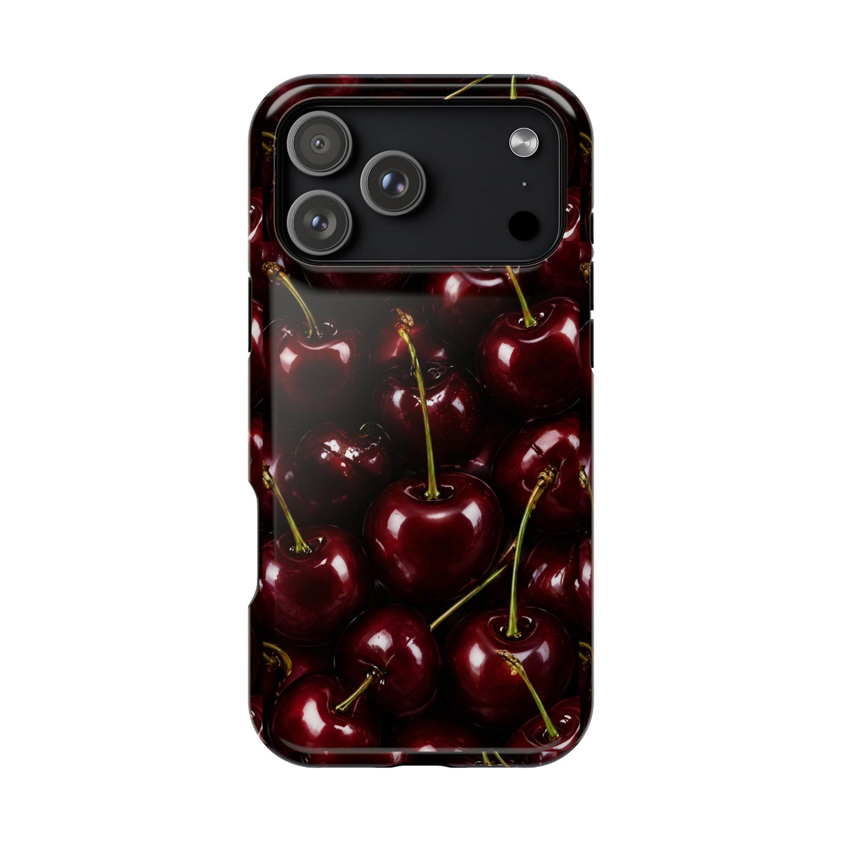 Cherry Pattern Magnetic Impact-Resistant Phone Case