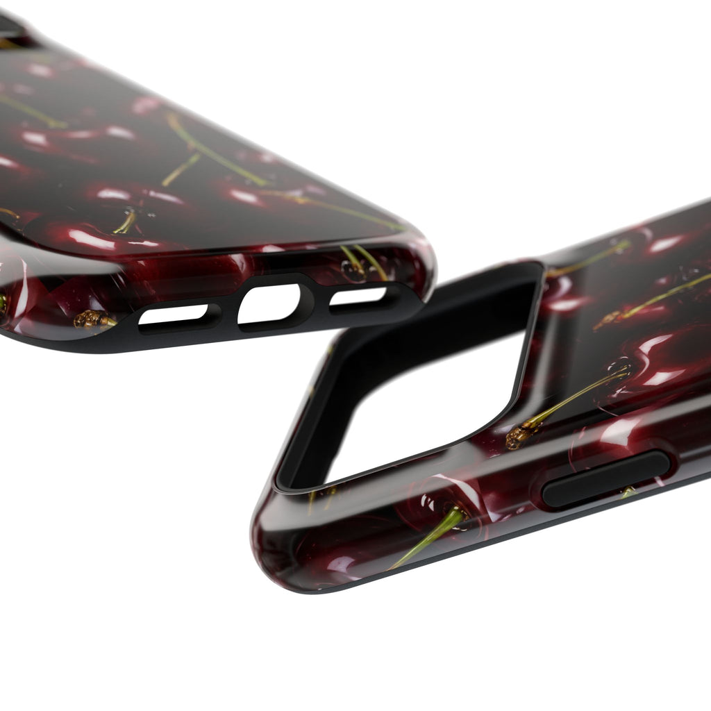 Cherry Pattern Magnetic Impact-Resistant Phone Case